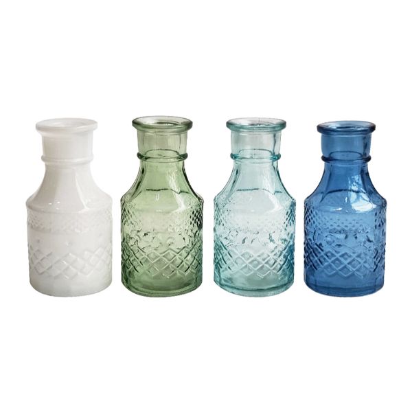 Glass Vase - 7cm x 7cm x 14cm