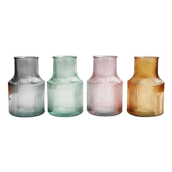 Glass Vase - 13cm x 13cm x 20cm