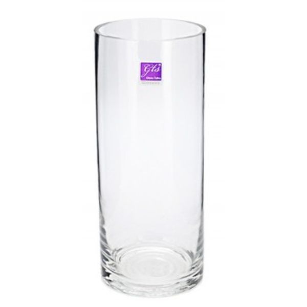 Glass Cylinder Vase - 10cm x 25cm