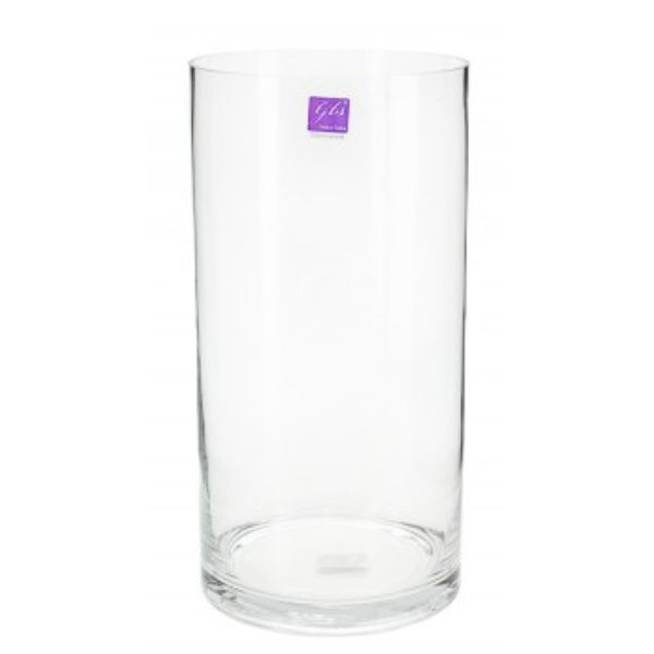 Glass Cylinder Vase - 15cm x 30cm