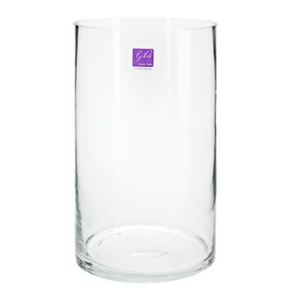 Glass Cylinder Vase - 15cm x 25cm