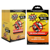 Load image into Gallery viewer, 6 Pack Pest Hit Non Toxic Spider Glue Traps
