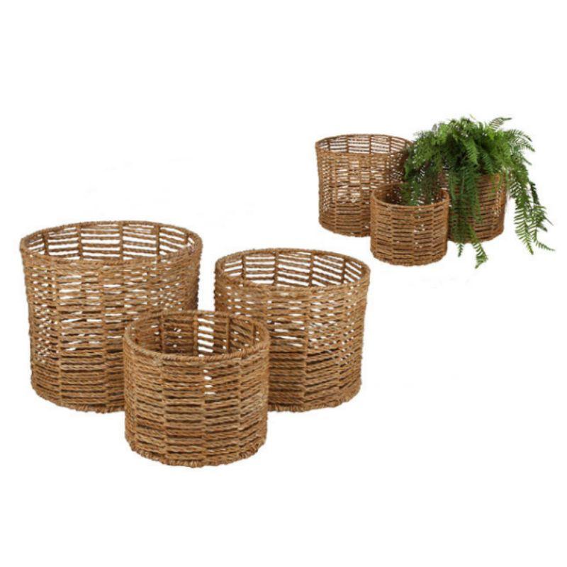 Arltunga Seagrass Basket - 35cm x 35cm x 30cm