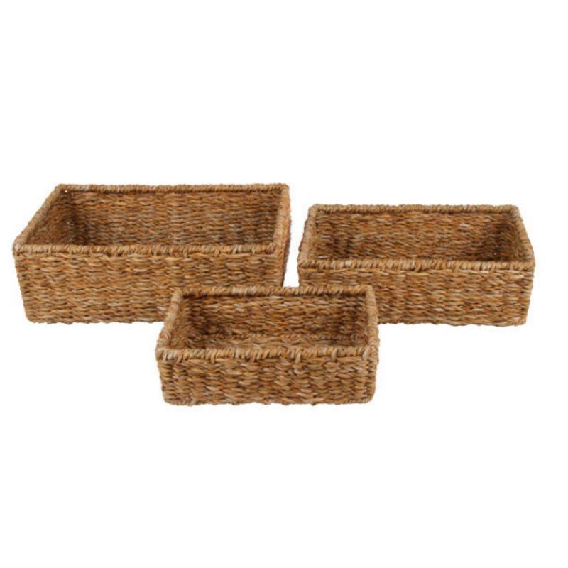 Ayr Seagrass Basket - 35cm x 35cm x 12cm