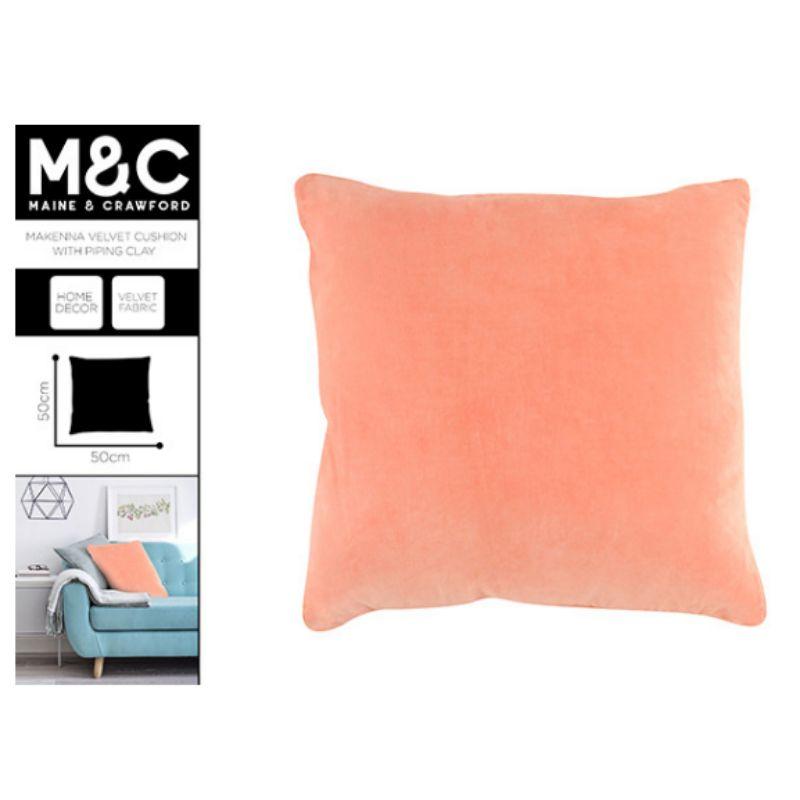 MAKENNA VELVET CUSHION WITH