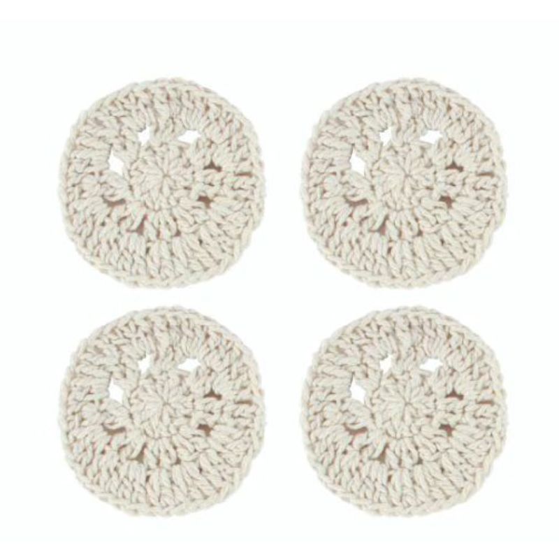 Set of 4 Tatun Macrame Coaster