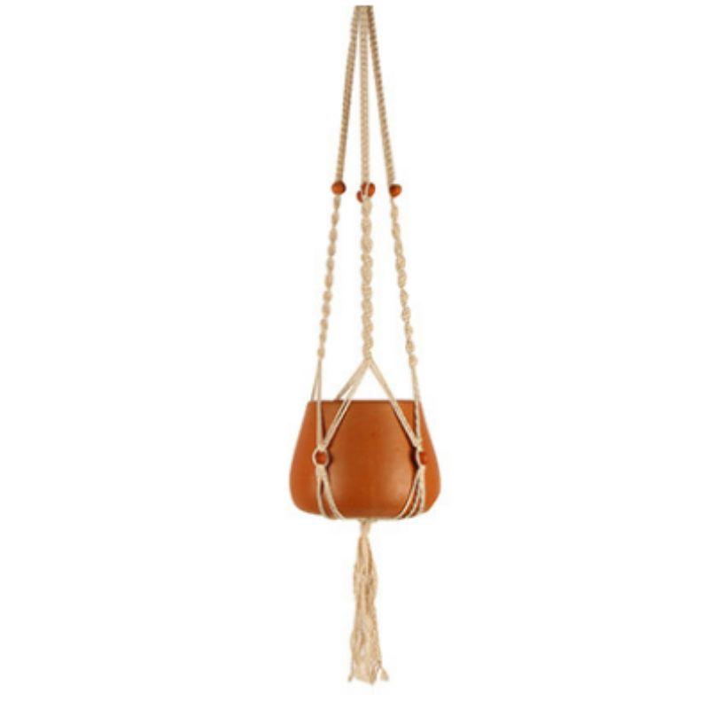 Zia Terracotta Pot Macrame Hanger - 110cm x 15cm x 15cm
