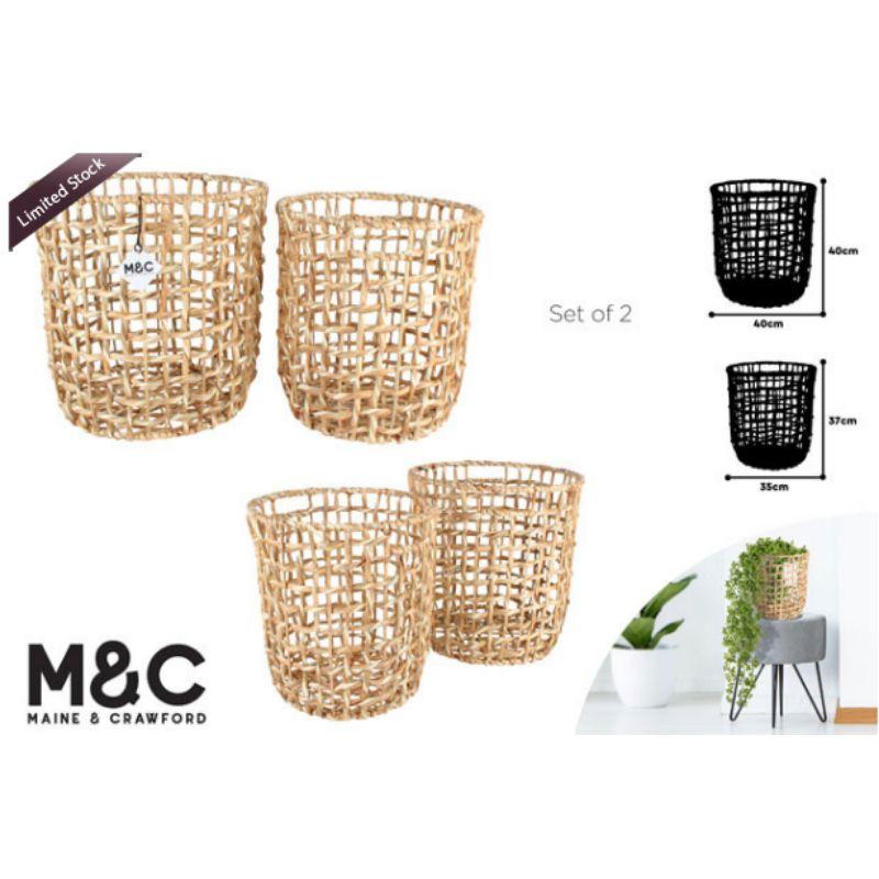 Bento Water Hyacinth Basket