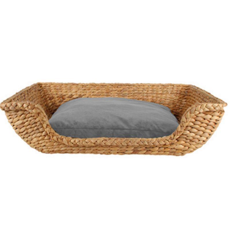 Jazz Water Hyacinth Rectangle Pet Bed