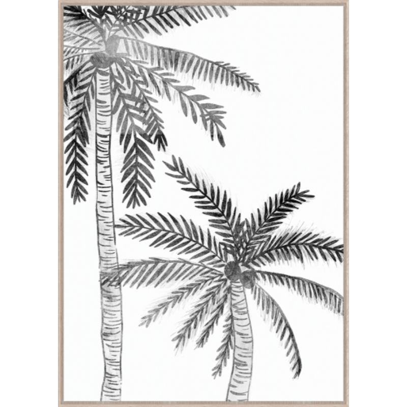 Palm Trees Large on Left Wall Art - 100cm x 140cm