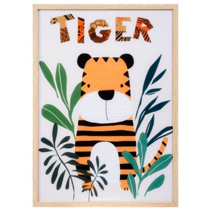 Kids Tiger Portrait - 50cm x 70cm