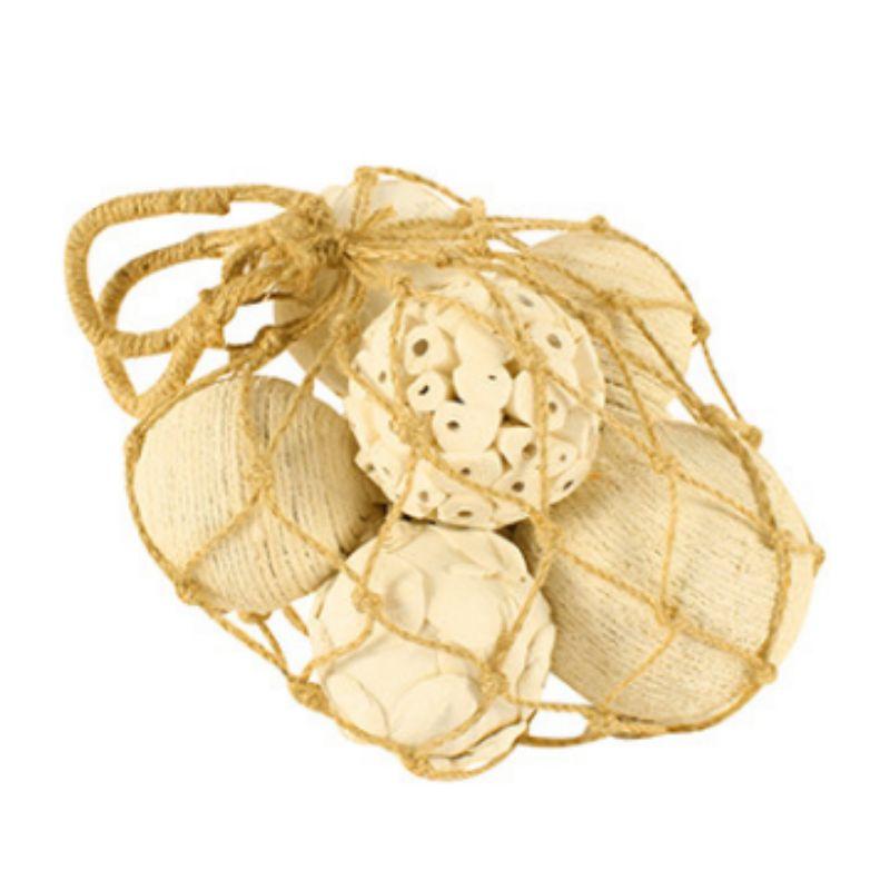Jute Rope Mixed Balls - 38cm