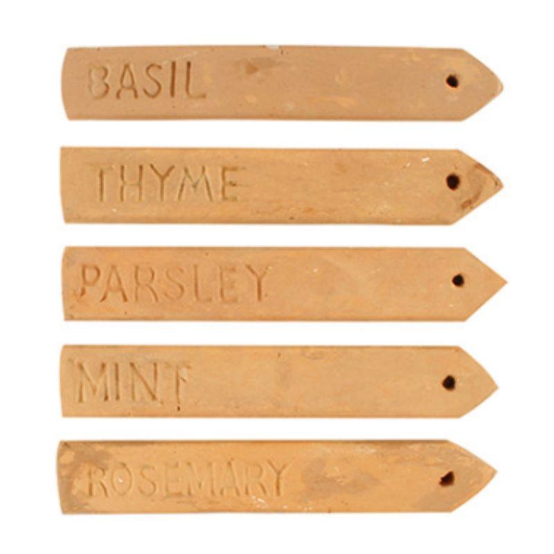 Caharin Terracotta Veggie Markers - Straight Shape