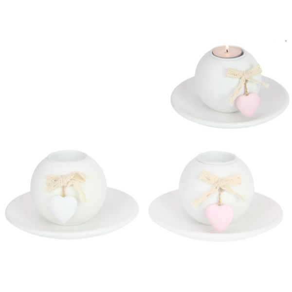 Candle Heart Tealight Decor - 16cm