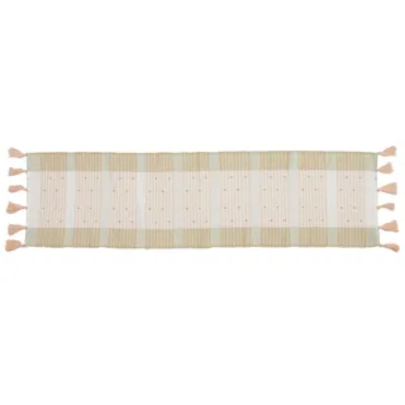 Nude & Sage Claire Cotton Runner - 35cm x 140cm