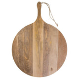 Load image into Gallery viewer, Natural Extra Large Mango Wood Round Serving Board - 104cm x 76cm x 4cm