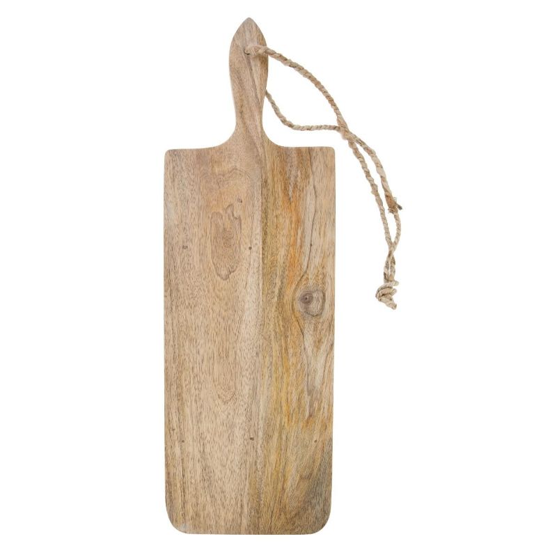 Natural Long Rectangular Large Mango Wood Serving Board - 90cm x 22cm x 2cm