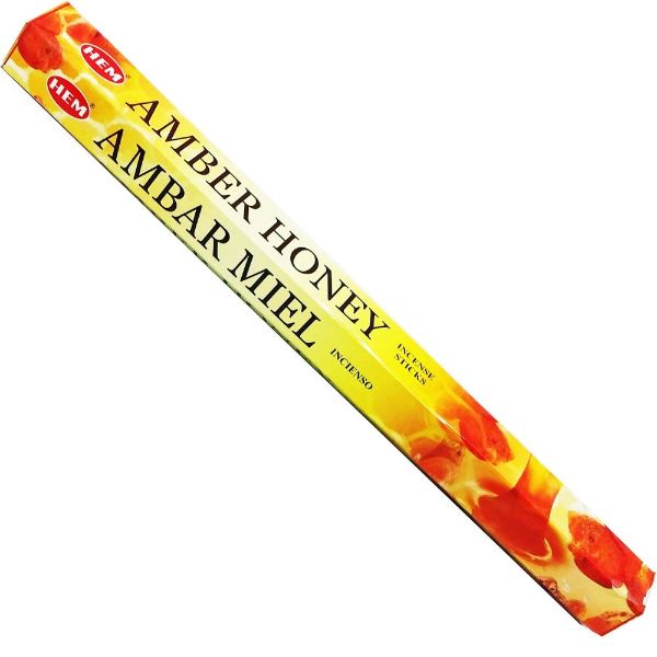 Hem Hexa Amber Honey Incense Sticks