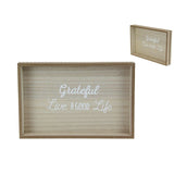 Load image into Gallery viewer, Family Home Beaded Tray MDF - 30cm x 20cm