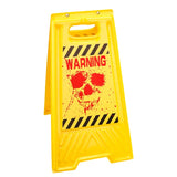 Load image into Gallery viewer, Halloween Warning Floor Sign - 60cm x 20cm