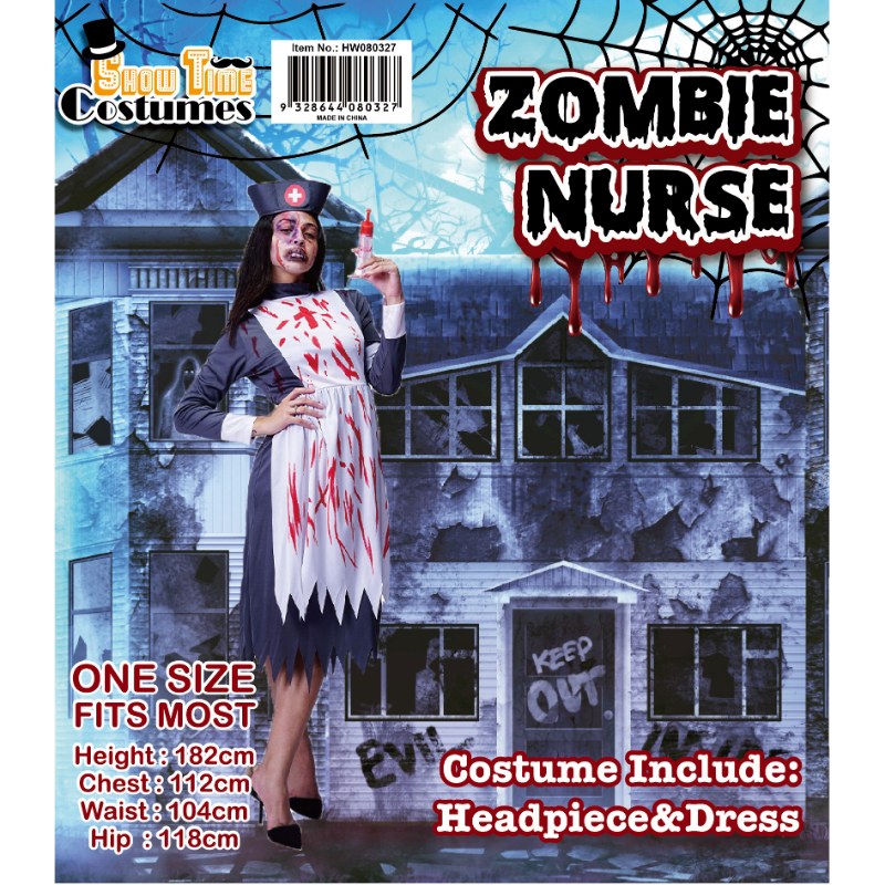 Womens Zombie Nurse Costume