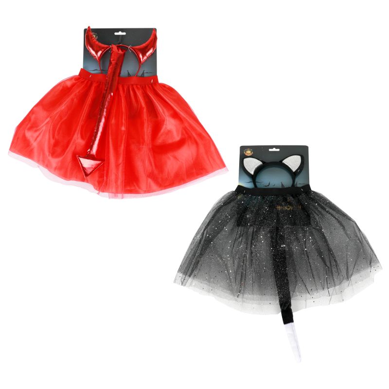 Cat or Devil Tutu Set