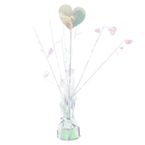 Load image into Gallery viewer, Heart Iridescent White Centrepiece Weight - 165g