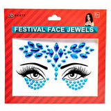 Load image into Gallery viewer, Blue Diamante Face Jewels