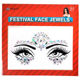 Load image into Gallery viewer, Silver Crown Diamante Face Jewels