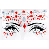 Load image into Gallery viewer, Red Diamante Face Jewels