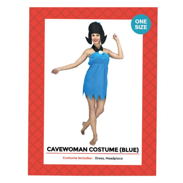 Blue Cavewomen Costume