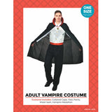Load image into Gallery viewer, Adult Vampire Costume