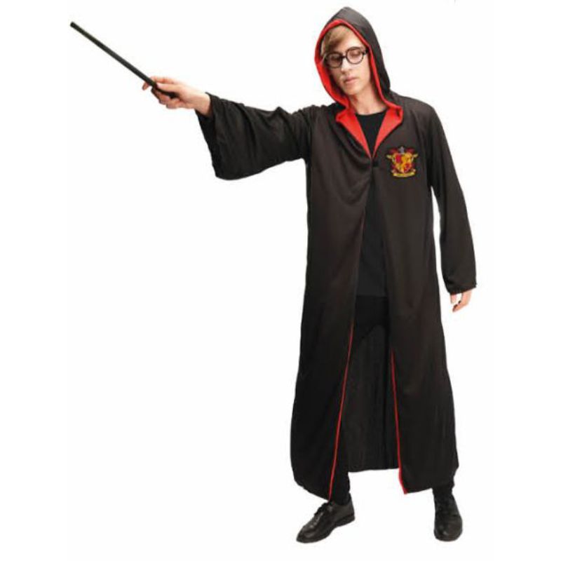 Adults Red Wizard Costume - One Size Fits Most