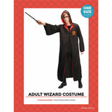 Load image into Gallery viewer, Adults Red Wizard Costume - One Size Fits Most