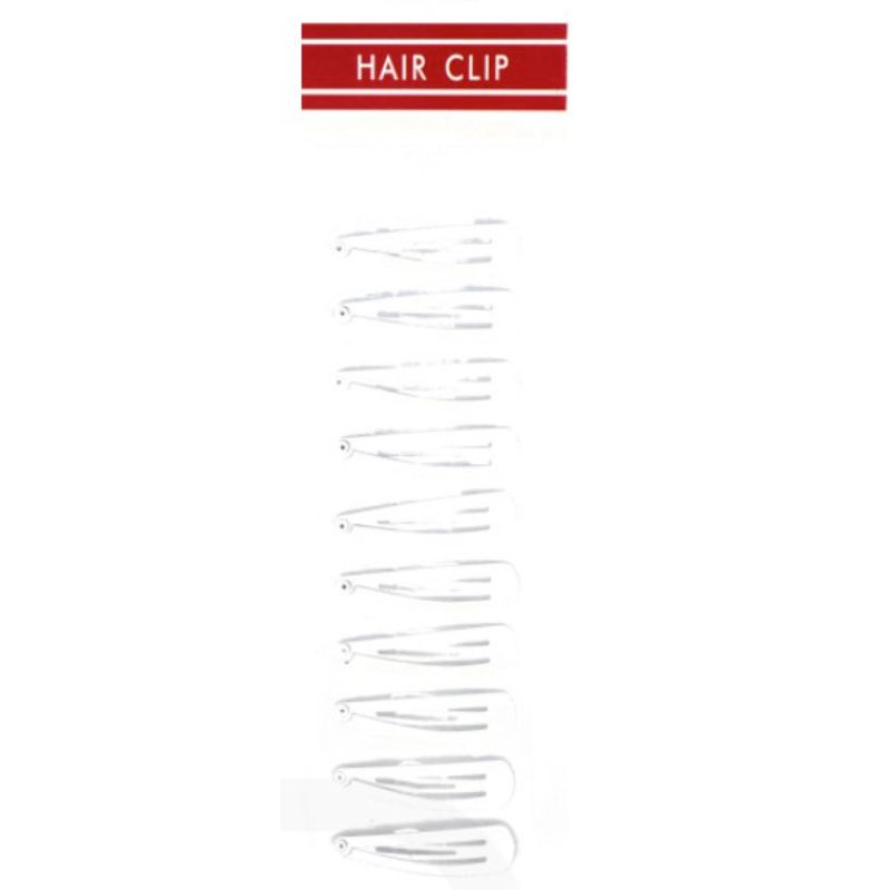 10 Pack White Hair Clips
