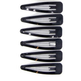 Load image into Gallery viewer, 6 Pack Black M Hair Clips