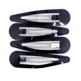 Load image into Gallery viewer, 4 Pack Black L Hair Clips