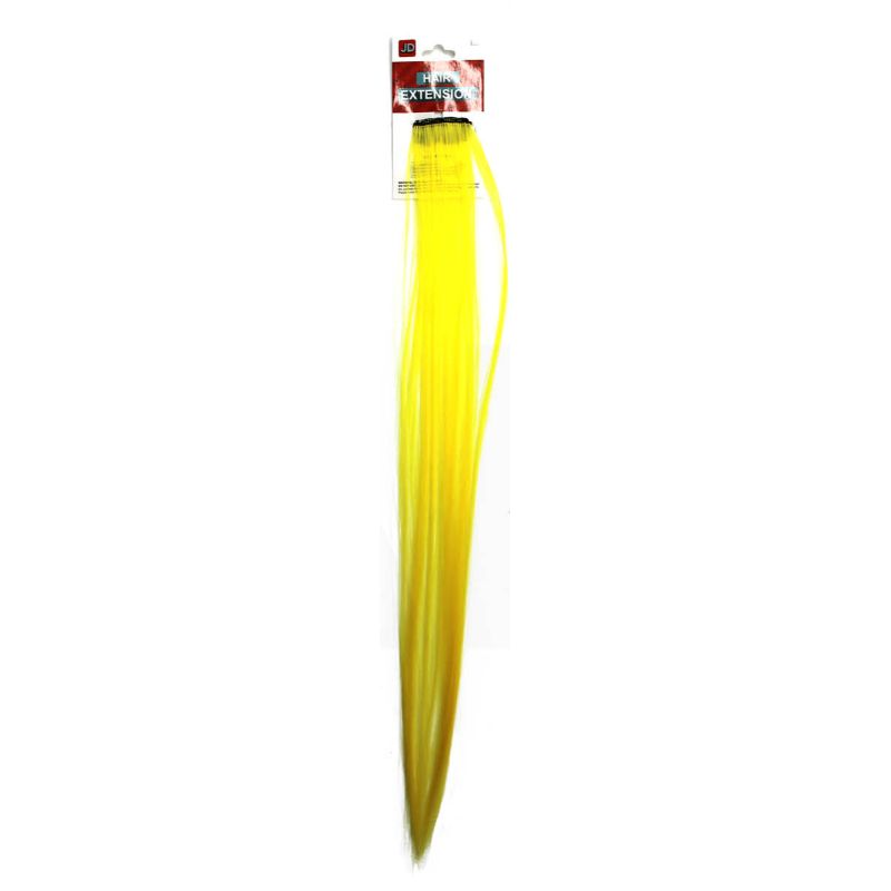 Yellow Long Straight Hair Extension