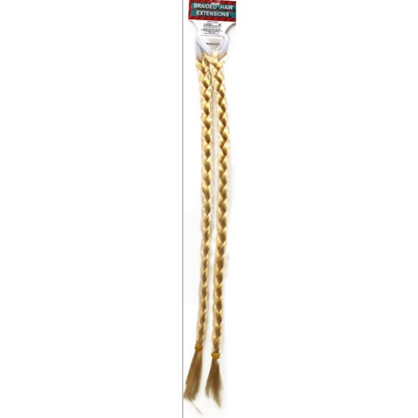 Blonde Long Coloured Braided Hair Extension