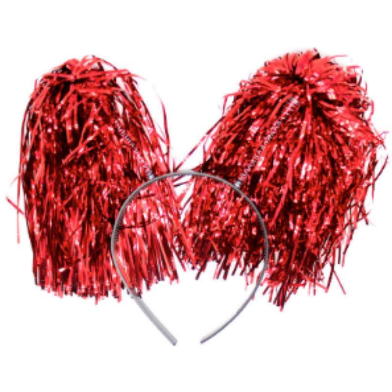 Red Tinsel Hairband
