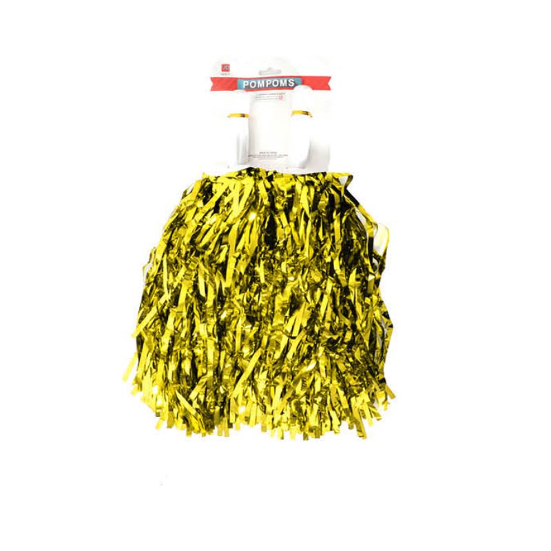 Metallic Gold Cheerleader Pom Pom