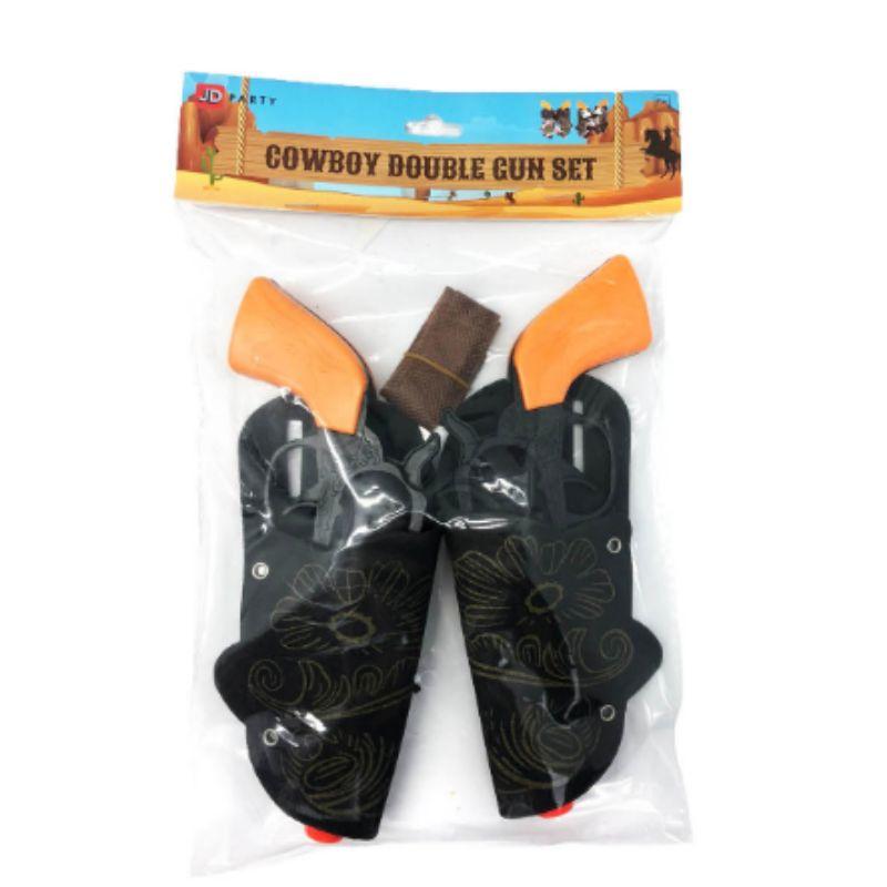 Cowboy Double Black Gun Set