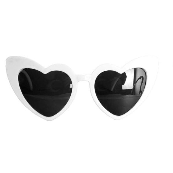 White Heart Party Glasses