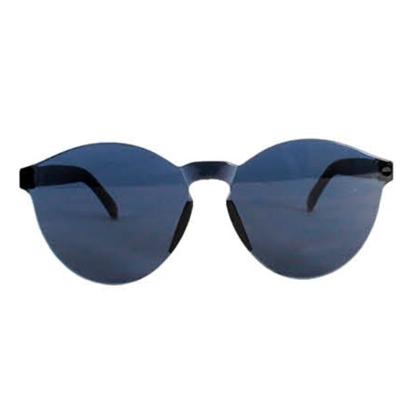 Black Perspex Wayfarer Party Glasses