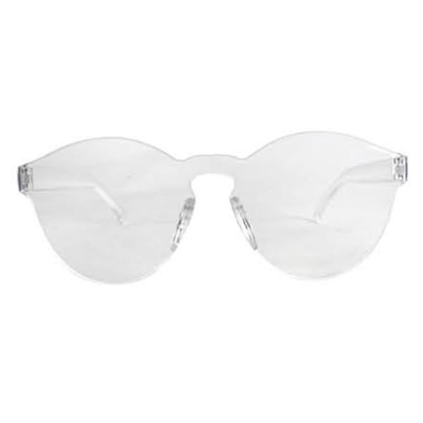 Clear Perspex Wayfarer Party Glasses