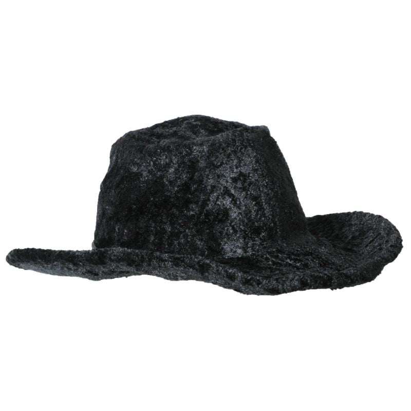 White Velvet Cowboy Hat