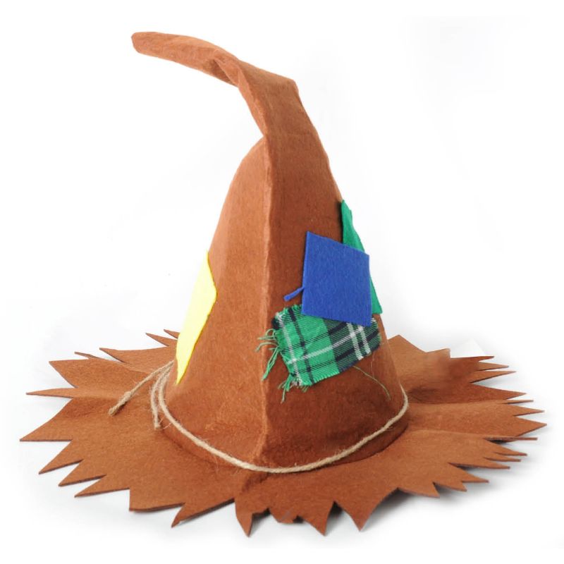 Brown Scarecrow Hat