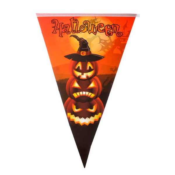 Bunting Flag (Halloween Stack of Pumpkins)