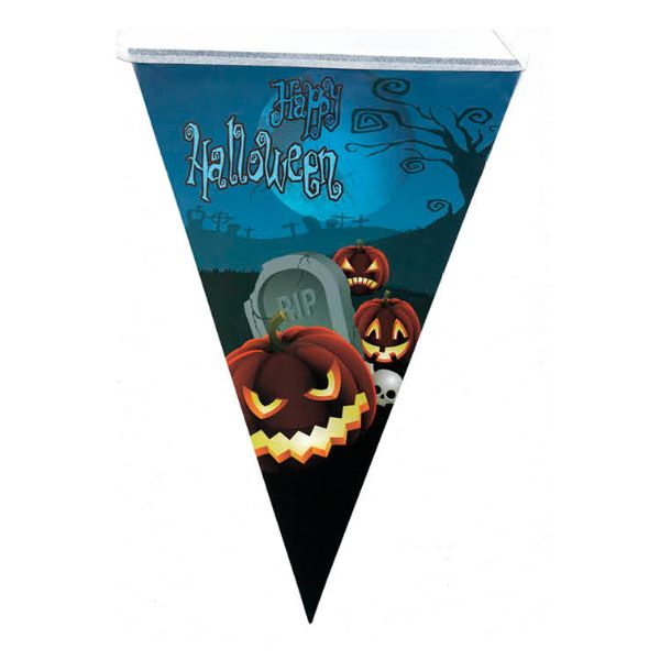 Bunting Flag (Scary Pumpkin)