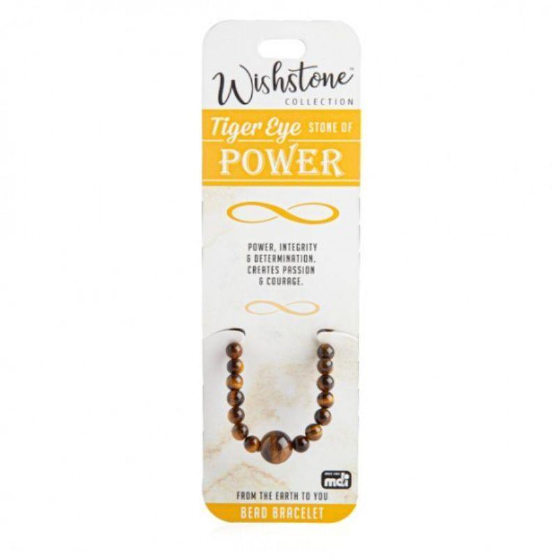 Wishstone Collection Tiger Eye Bead Bracelet - The Base Warehouse